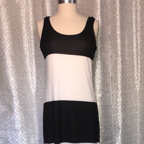 bar lll Black and white maxi dress - Picture 3 of 3